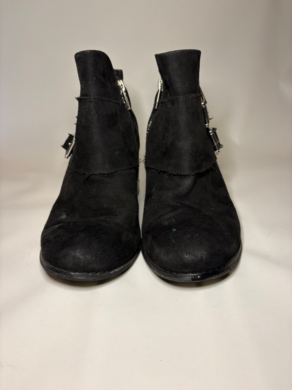 Luoika Women's Wide Width Suede Ankle Boots Size 6 - Picture 2 of 11